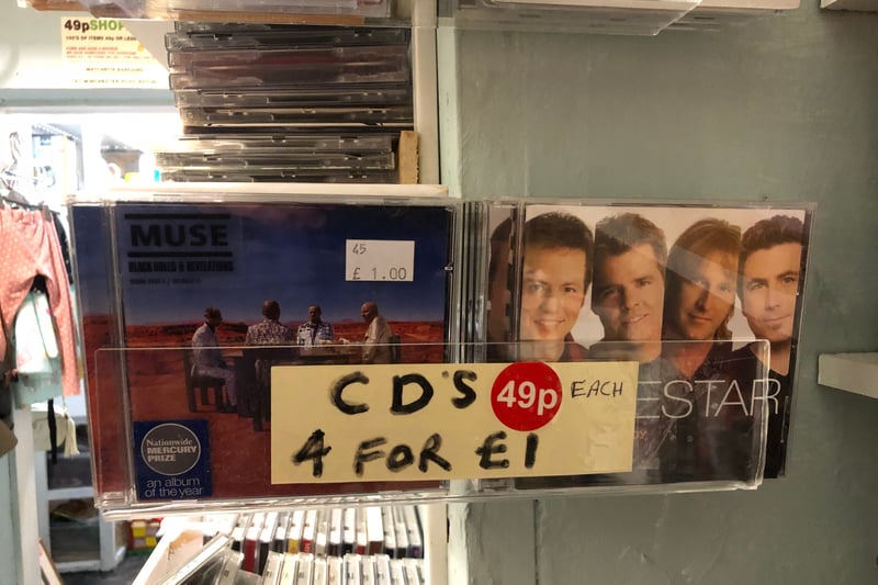 At 49p each, the CD albums are probably cheaper than streaming them. These two Noughties classics are from Lonestar and Muse.