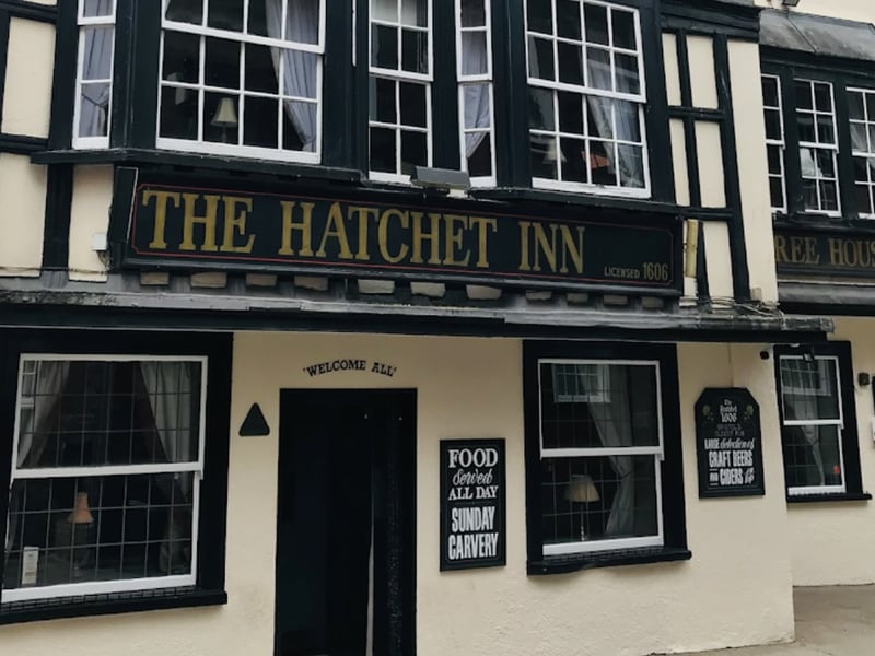 Situated on Frogmore Street, opposite the 02 Academy, some of this building dates back to 1606, and in the 1700s. The pub was named after the axes and hatchets that the local woodsmen used in Clifton Woods. The heavy door of the pub is rumoured to be made from layers of human skin