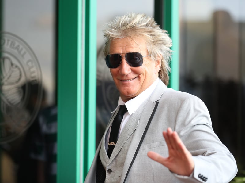 Arguably Celtic’s most well-known celebrity fan, the British rock and pop singer is often spotted at Parkhead. 