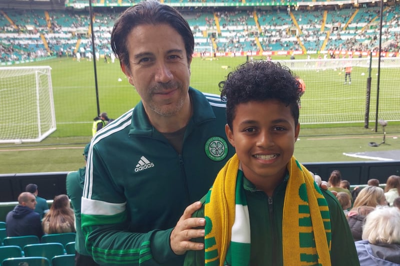 The Scottish actor who was born Lanarkshire to Italian parents is an avid Hoops supporters and has often tried to turn a number of Hollywood stars into wearing the famous green and white hoops. 