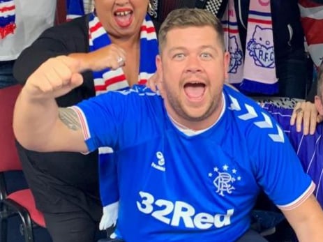 The Rangers-daft Scot Squad and Two Doors Down actor has held a season ticket at Ibrox since he was 8 years old, following in the footsteps of his father. He appeared as a special guest in The Legends Return match at Ibrox Stadium. He starred in the stage play Rally Roon the Rangers at the Pavilion Theatre