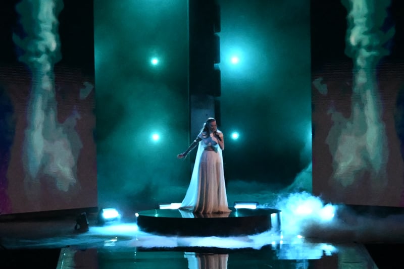 Singer Iru performs Echo on behalf of Georgia