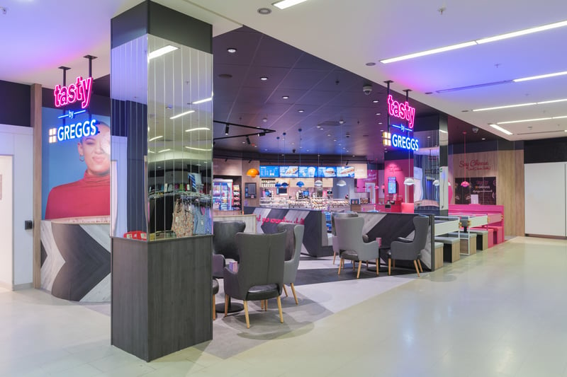 The cafe can be discovered on the first floor of the Primark store