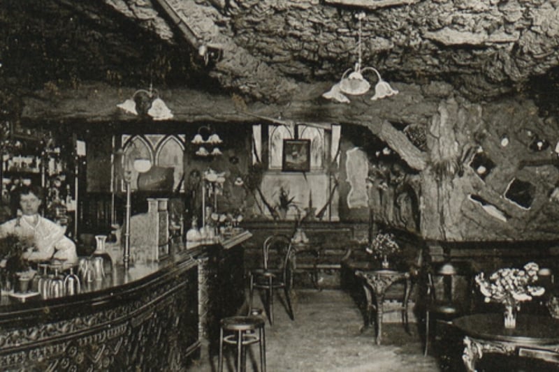 The subterranean pub Ye Grotto in St Nicholas Market had a Hobbit-style look. Photo: Bristol Archives