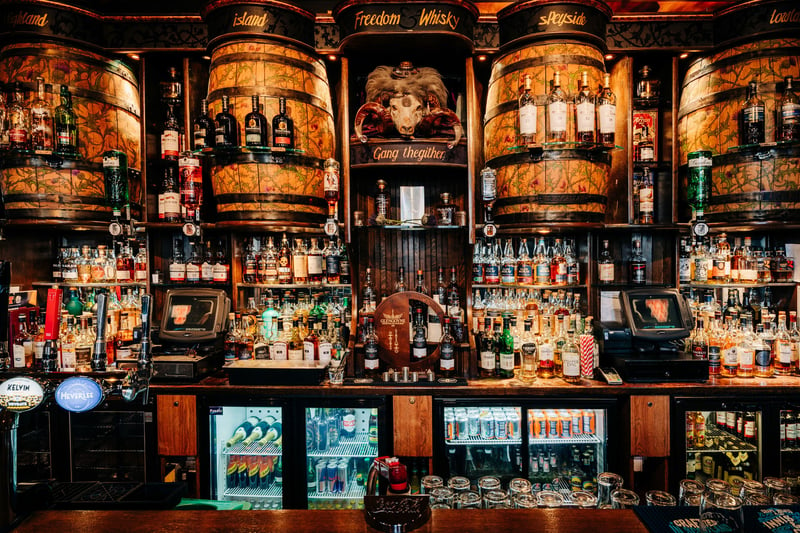 Oran Mor is a great spot in Glasgow West End where you can enjoy a hot toddy in the wee hours. They boast over 300 malts to choose from. 