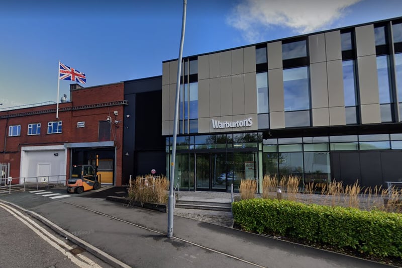 The chairman of Warburton’s, Jonathan Warburton, has an estimated net worth of around £944.6million. The Warburton’s headquarters (pictured) is located in Bolton. Credit: Google Maps