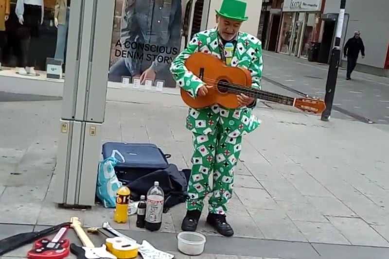 Peter the Church Street busker is almost as much of a landmark as the Liver Building. His unique brand of ‘music’ will often leave visitor’s to the city baffled.