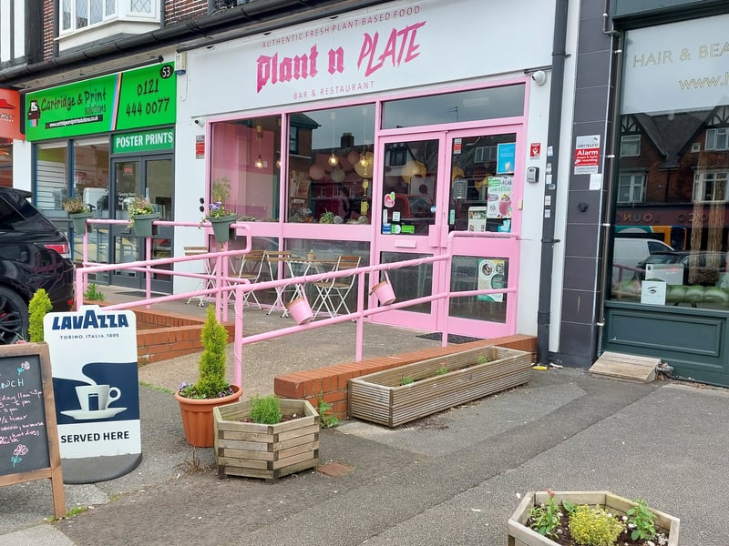 Plant N Plate on the High Street is a great vegan option in the neighbourhood. They are open 10-6 (Tue to Sat) & 10-4 (Sunday). They were a finalist at the Midlands Food and Drink Hospitality awards in 2023.