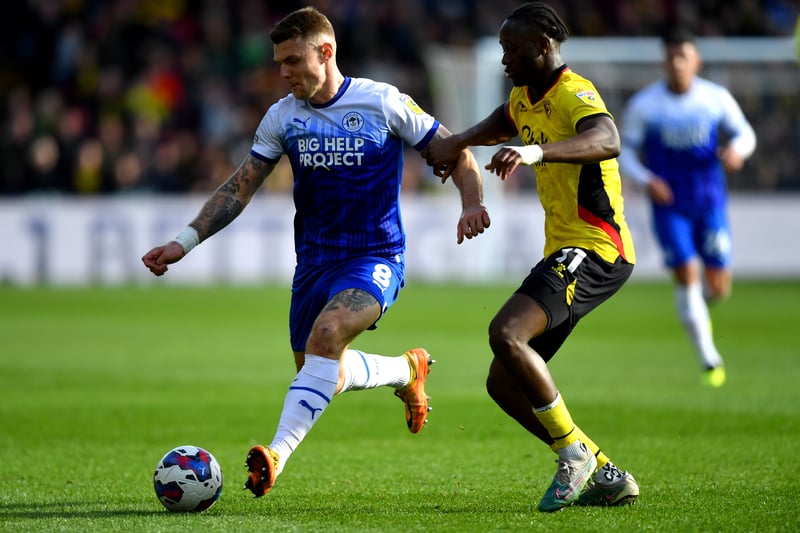 Very nearly matched his teammate, McClean, for playing every single game this term but missed out on one. Still, 45 appearances is very impressive and he did a good job in midfield despite the Latics’ relegation.