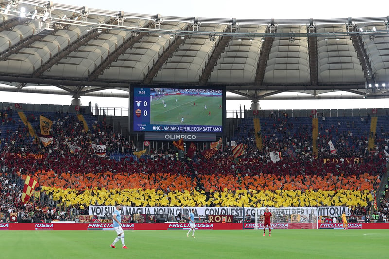 Capacity: 70,634 - Can be one of the most emotionally charged stadiums in world football. Jose Mourinho’s arrival as Roma boss has revitalised the club and the club’s anthem sends chills down the back of supporters necks. Famous for its banner and wild crowds.