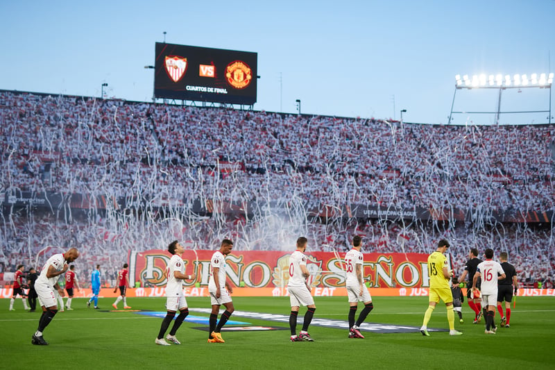Capacity: 42,714 - An electric and often deafening noise is generated from this historic ground before kick-off and can be seen at its best on big European nights. Sevilla’s club anthem receives a huge vocal backing from fans and this venue is a must-visit.