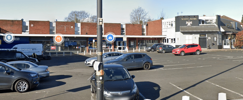 Located in Scott Arms Shopping Centre, this Dominos pizza takeaway has a rating of 3.7 on Google. (Photo - Google Maps)