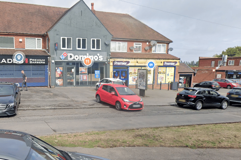 Located on Alcester Road South, this Dominos Pizza takeaway has a Google rating of 3.5. (Photo - Google Maps)