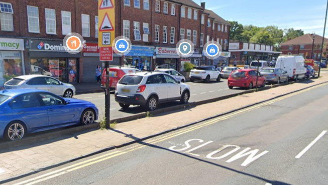 Located on New Road, this Dominos Pizza takeaway has a Google rating of 2.9. (Photo - Google Maps)