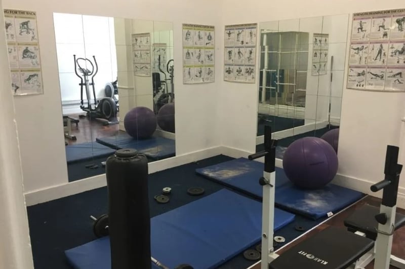 The property also comes with a communal gym area 