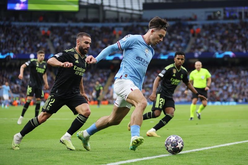 Won his battle against Dani Carvajal and the defender was booked for hauling him down early in the second half. Grealish won some important free-kicks, recycled possession and helped his side defensively.