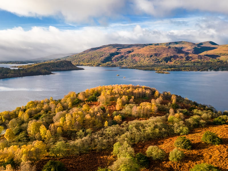 Loch Lomond and the surrounding National Park offers boating, wake boarding, sailing, mountain biking, kayaking, wildlife and angling