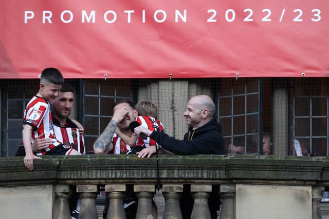 Billy Sharp gave an emotional speech to Blades fans at the Town Hall last week  