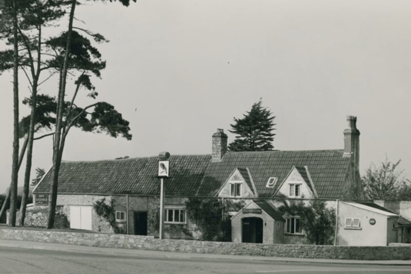 The Old Crow on the Crow Lane roundabout is still recognisable 60 years after this photo was taken