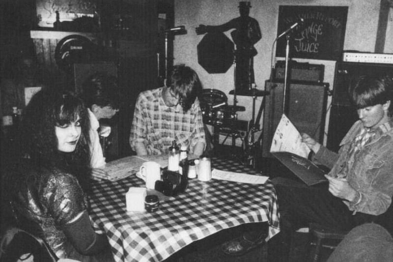 The Spaghetti Factory put on some of the best upcoming bands in Glasgow before it became Stravaigin - another Glasgow institution loved for an entirely different reason. Pictured here is one half of Strawberry Switchblade with Orange Juice ahead of a gig. (Pic: Peter McArthur)