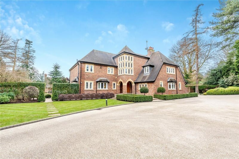 The seven-bed property was listed on Rightmove on May 12.