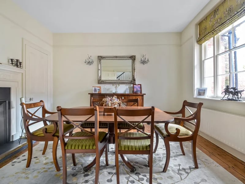 Formal dining area