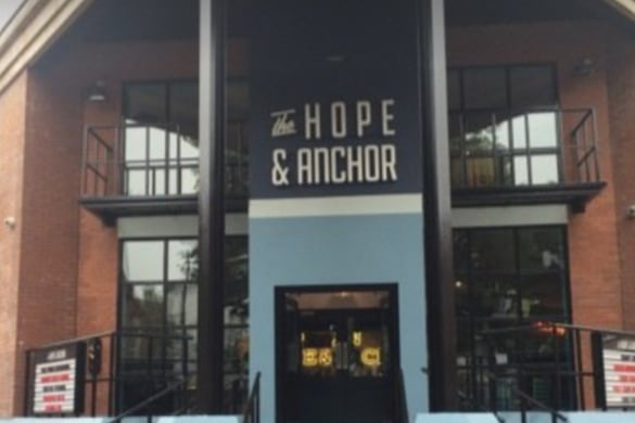 The Hope & Anchor, Maryland Street, is a lovely family-friendly pub, with 4.3 stars on Google and over 900 reviews. As well as TVs and a pool table inside, there is a beer garden! One reviewer said: “Very cheap bevvies and plenty of pool tables around! Bar staff are friendly and it has a great beer garden!”