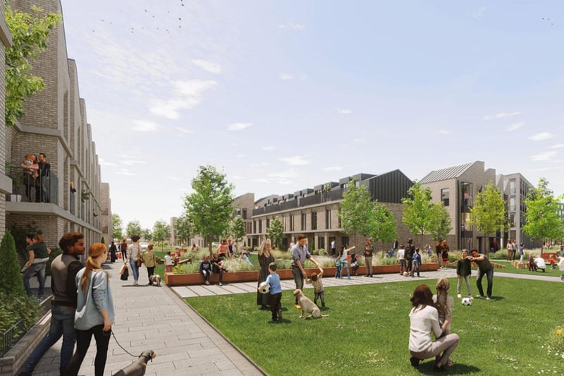 How Village Square could look. 
