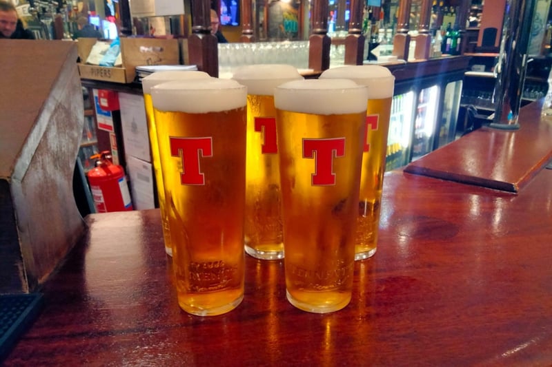Tennent’s is always flowing in the cafe with a constant stream of pints always getting poured in the Southside pub. It’s a favourite spot to go for Scotland fans before a match at Hampden. 