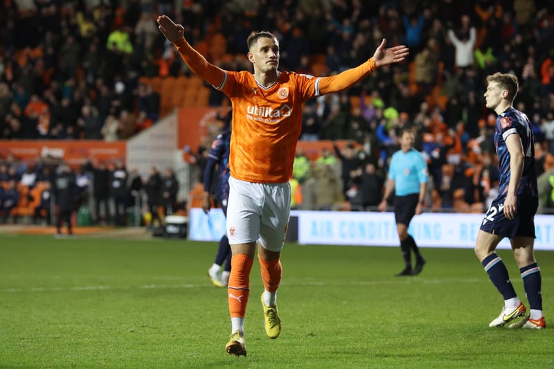 Blackpool have just been relegated and so relegated teams are usually consigned to losing their best players. Yates got 14 goals and four assists for the Tangerines this term.