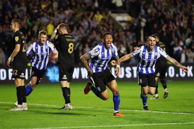 Sheffield Wednesday's Liam Palmer celebrates after scoring the 98th minute equaliser to send the game to extra time. (Photo - Getty Images)