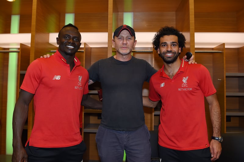 Even 007 himself needs a football team and Daniel Craig has been pictured many times in and around Anfield