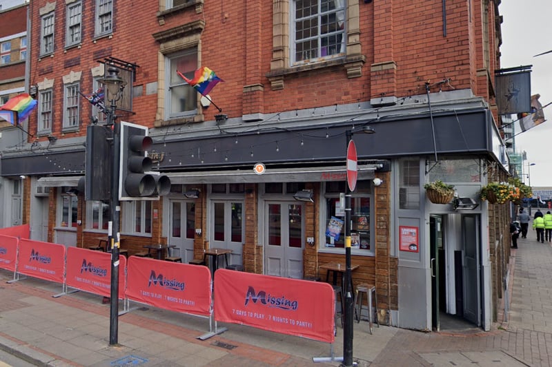 This bar on Bromsgrove Street is a gay nightclub with themed nights that includes DJ tunes, drag shows and drink specials. During Birmingham Pride, they will be jam packed with audiences vying to watch the latest drag shows. (Photo - Google Maps)