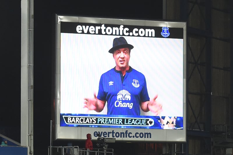Sylvester Stallone is a big supporter of Everton and actually admitted he regrets not buying the club when he had the chance