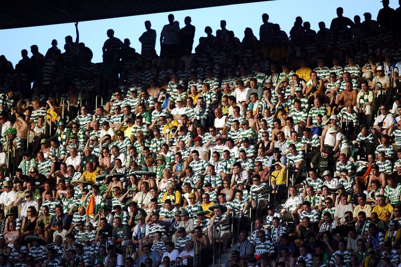 Tens of thousands of Celtic fans arrived in Seville for the match as supporters who were lucky enough to snap up tickets watch the action unfold. 