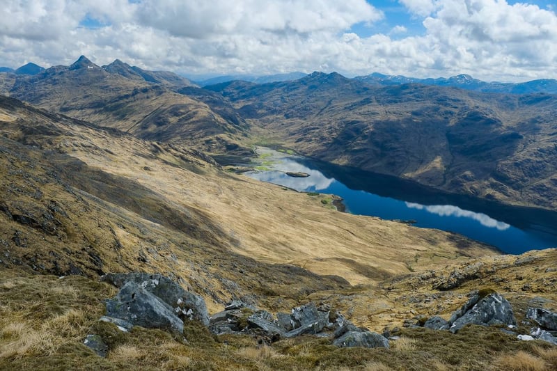 1 hour 20 minutes from Glasgow, the long walk-in to the foot of this hill makes for a truly epic day out.  Make the most of the short drive from Glasgow and set off early to ensure you have plenty of daylight when tackling the mighty hill (Pic: Walk Highlands)