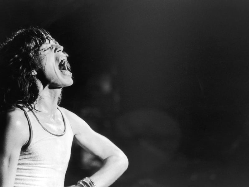 Mick Jagger performing with The Rolling Stones at the Glasgow Apollo. He’s one of the many celebrities to have enjoyed a meal at The Chip.
