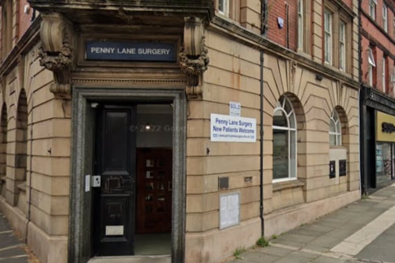 Penny Lane Surgery in Wavertree (L15), 92.9% of patients surveyed said their overall experience was good.