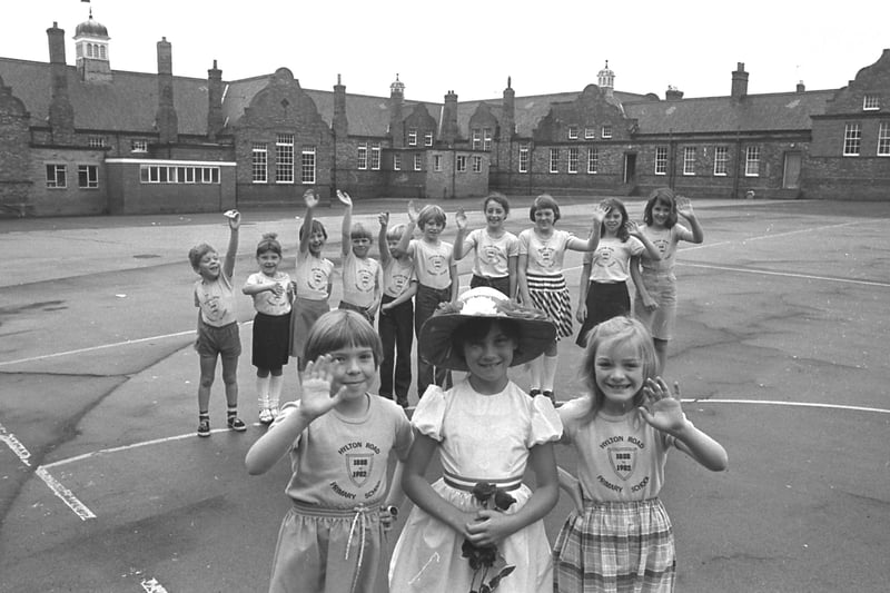 Pupils at Hylton Road Primary School were spending their last day at the school in 1982 before its demolition.