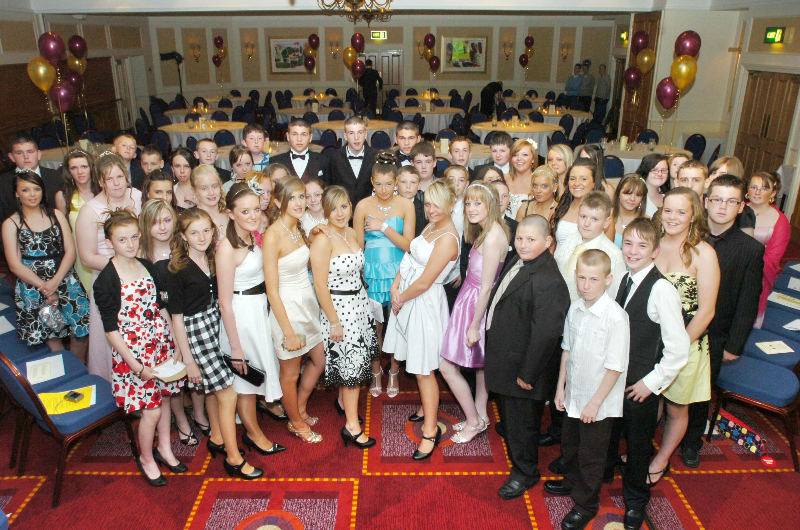 Lots of faces in this 2008 photo from Pennywell School. The picture was taken at the Year 9 prom.