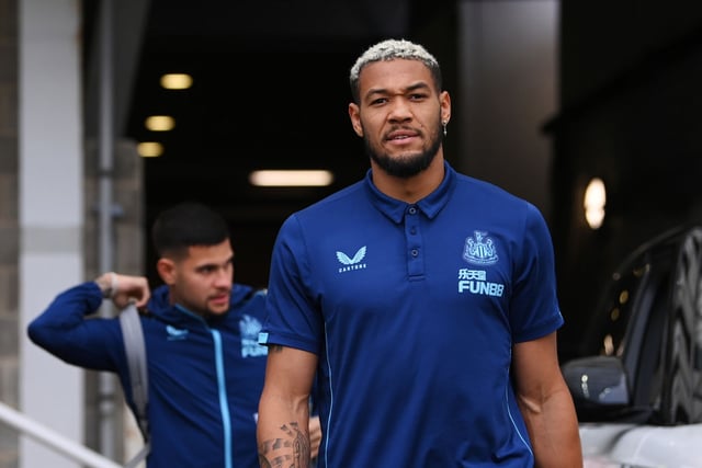 Joelinton withdrew from the warm-up ahead of Monday night’s match against Leicester City. He is a doubt for the weekend. 