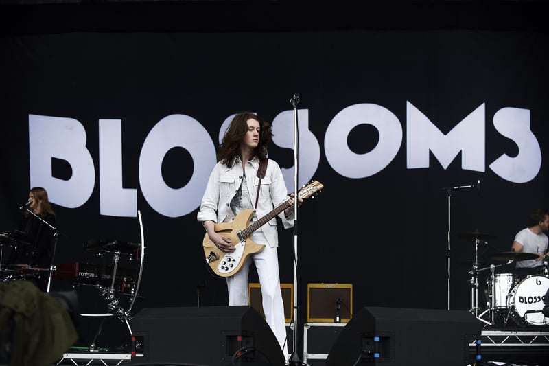 English rock band Blossoms perform on the Main Stage on the third day of the TRNSMT music Festival. 