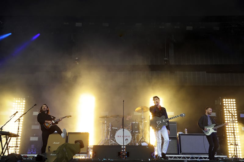 Twin Atlantic perform on the Main stage on the third day of the TRNSMT music Festival. 