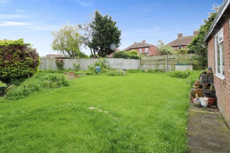 The property comes with a large garden and plenty of space to expand the home if wanted
