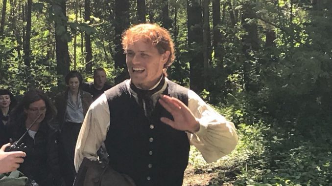 A number of memorable scenes were filmed at the glen. Perhaps the most memorable was the much anticipated fight between Jamie and the ‘bear’. Oftentimes the local community of Cumbernauld will travel down to meet some of the cast as they prepare to film - as the council gives people a lot of notice ahead of closing large swathes of the woodland.