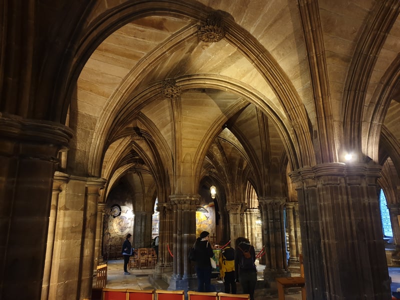The crypt of this imposing medieval cathedral doubled as L’Hopital Des Anges in Paris where Claire volunteered to work.