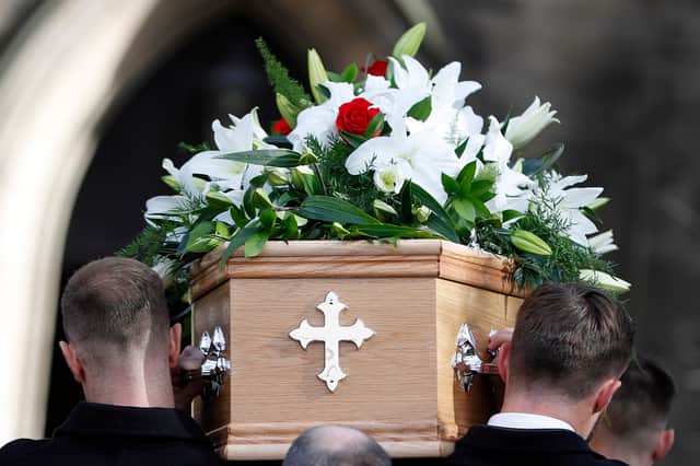 No limits on mourner numbers as lockdown rules ease in England on May 17  (Photo by Darren Staples/Getty Images)