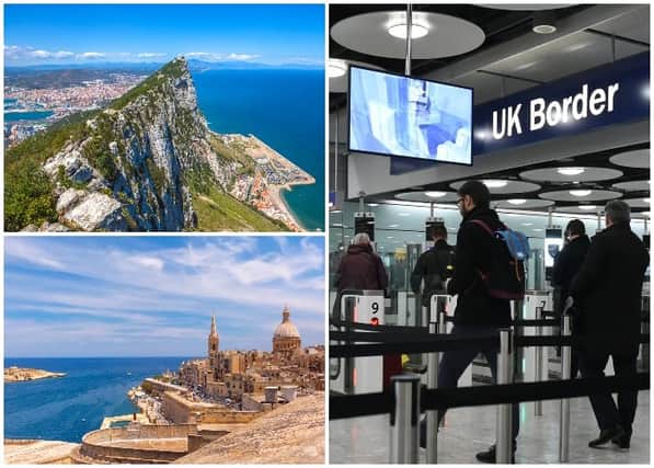 Malta and Gibraltar are set to be included on the UK government’s ‘green list’ after May 17 (Shutterstock)