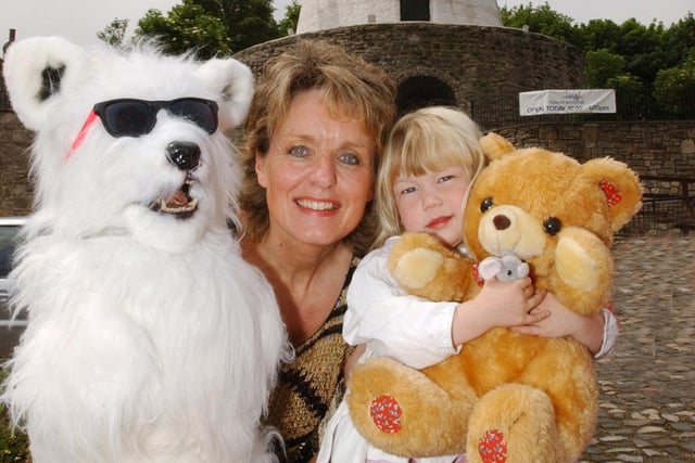 Aunty Eileen and Nip the Dog joined Phillipa Cairns and her teddy for the 2003 Fulwell Mill Teddy Bear's picnic.