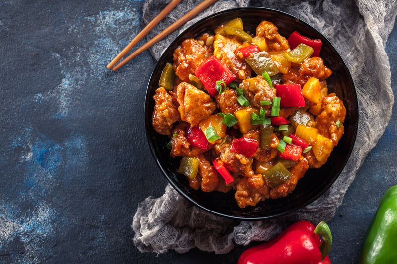 This is a Deliveroo-only restaurant serving Japanese homemade sushi and hot food  like katsu curry, spicy tofu, spicy pork and more. The Sweet Chilli Chicken from Kokoro is the fourth most ordered dish in Birmingham on Deliveroo. (Photo - Adobe stock images) 